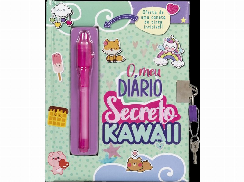 Livro O Meu Diário Secreto Kawaii