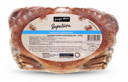 Sapateira Cozida Ultracongelada +800 g Pingo Doce 0.8Kg