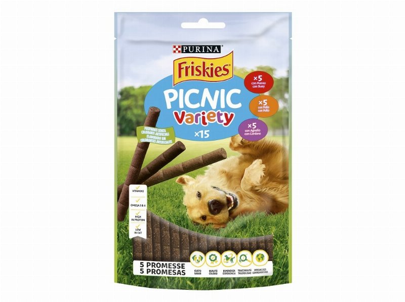 Snacks Para Cão Friskies Picnic Variety 126 g 15 Unidades