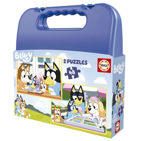 Educa - Puzzle Mala Bluey 2X48 Peças
