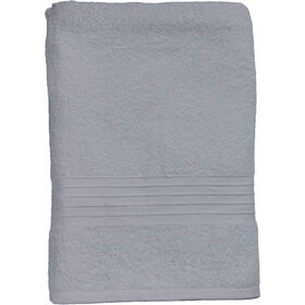 Toalhão Liso Suave 100X150Cm Cinza Claro Kasa