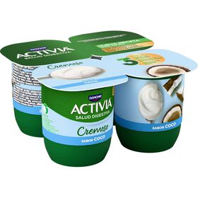 Iogurte Bifidus Cremoso Coco Activia Danone 480 gr (4 Un)