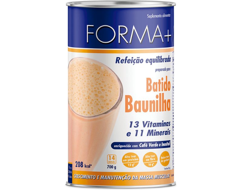 Batido Forma + Baunilha Com Cla 700 g