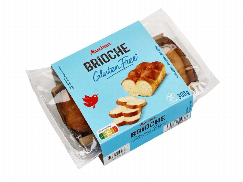 Pão Brioche Auchan Sem Glúten 300 g