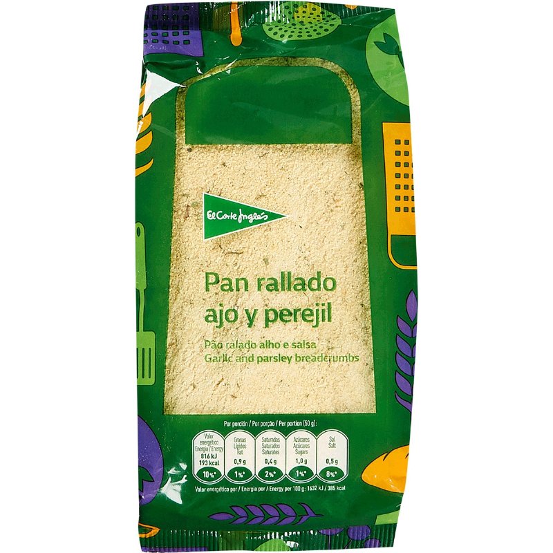 Pão Ralado Com Alho E Salsa 500 g