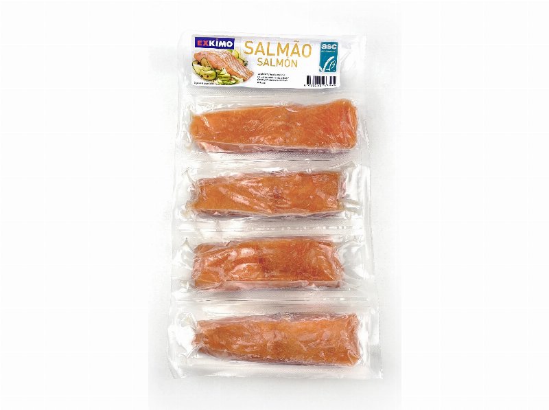 Salmão Exkimo Em Porções Sem Pele Asc 4X125 g