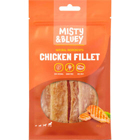 Snack Para Cão Filete Frango Misty & Bluey 70 g