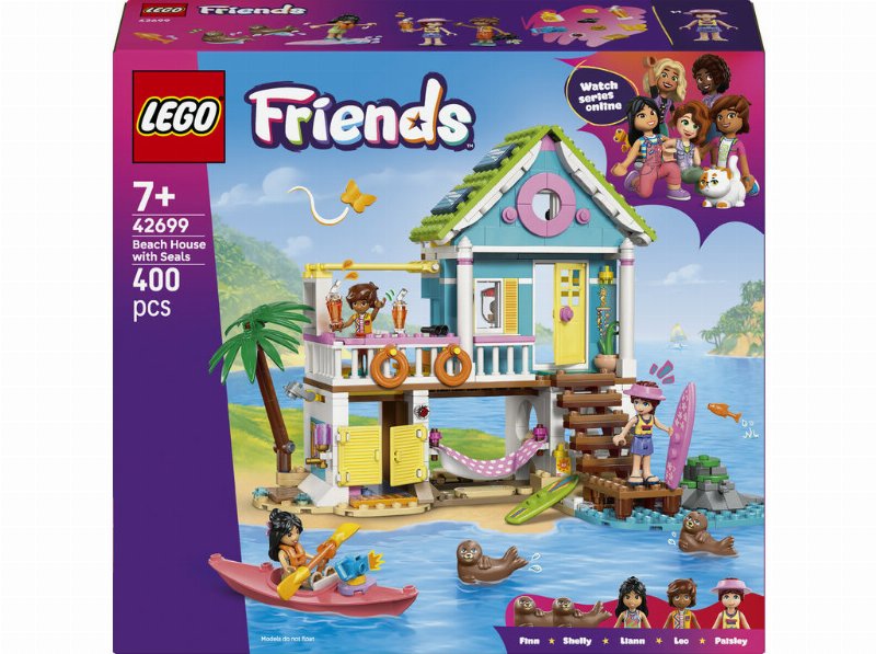 Casa Da Praia Com Focas Lego Friends 42699
