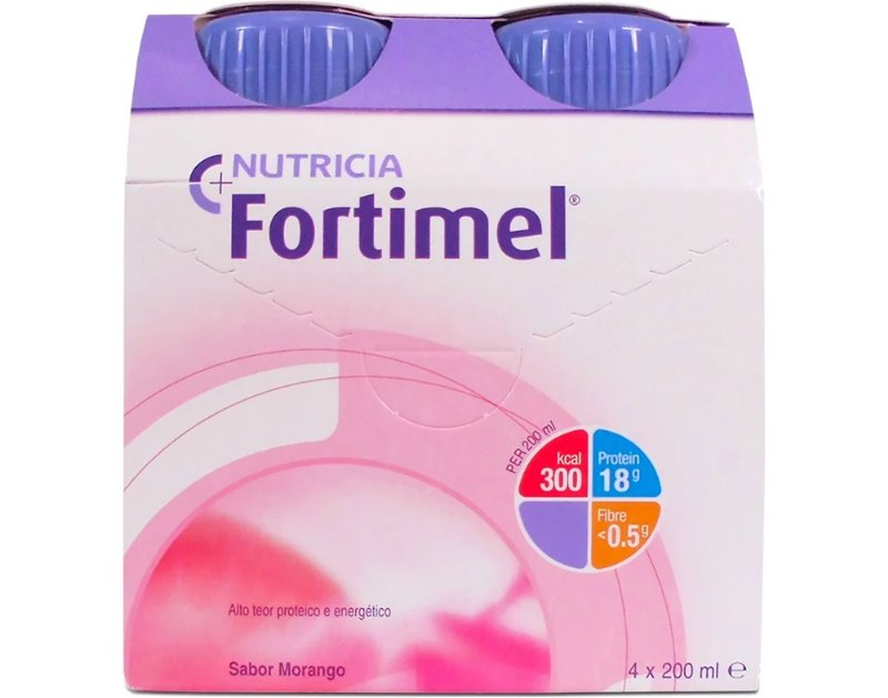 Suplemento Fortimel Morango 4X200 ml