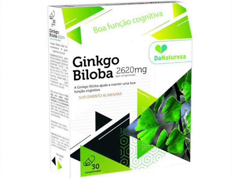 Suplemento Danatureza Ginkgo Biloba 30 Comp.