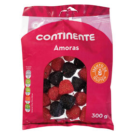 Gomas Amoras Sem Glúten Continente Infantil 300 gr
