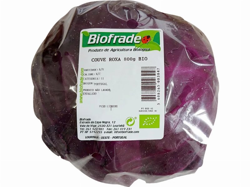 Couve Roxa Bio 800 gr