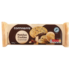 Bolachas Nutchoc Cookies Continente 120 gr