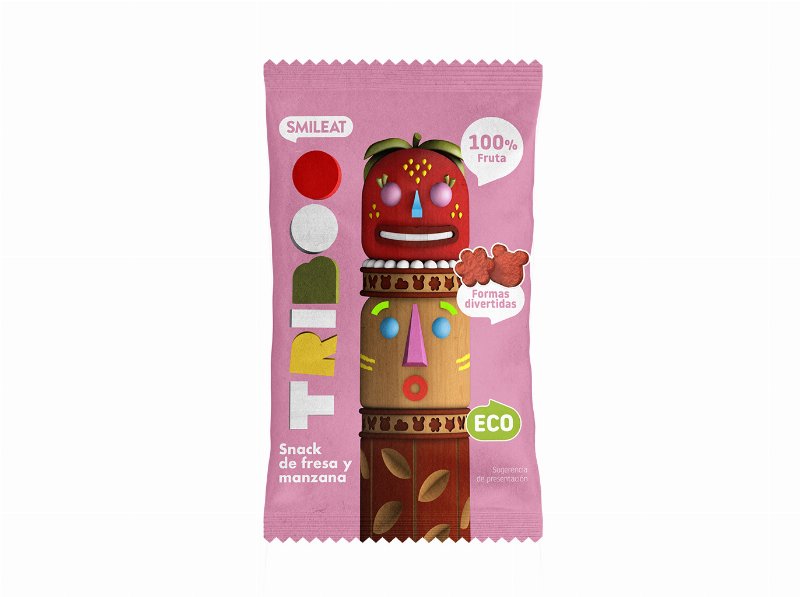 Snack Fruta Smileat Maçã E Morango Bio 25 g