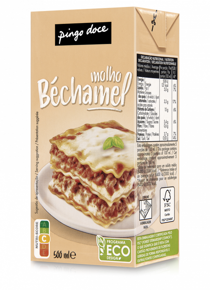 Molho Bechamel Pingo Doce 0.5L
