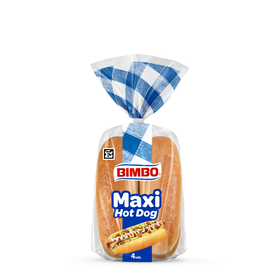 Pão De Cachorro Maxi Bimbo 320 gr (4 Un)