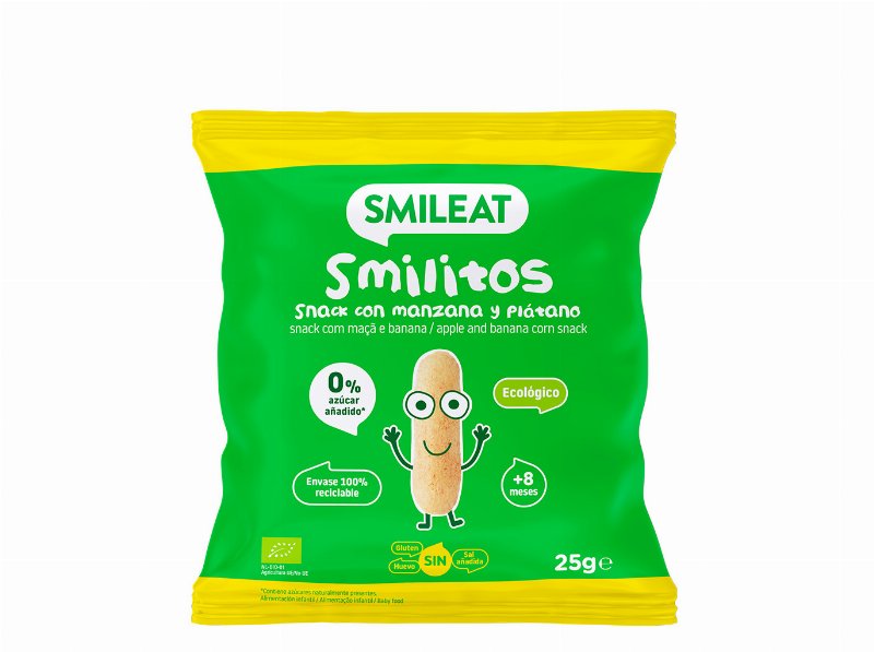 Snacks Smileat Bio Maça E Banana 25 g
