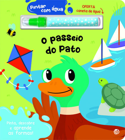 O Passeio Do Pato - Livro Para Pintar Com Água Vários Autores