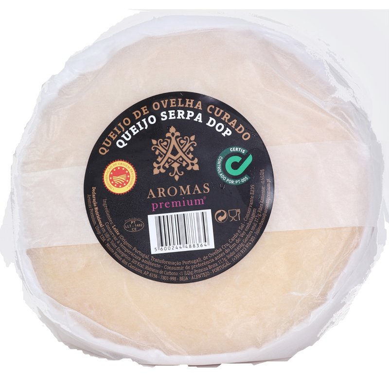 Queijo De Ovelha Serpa D.o.p. Peso Aproximado 800 g