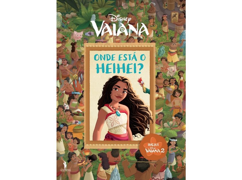 Livro Vaiana - Onde Está O Heihei?