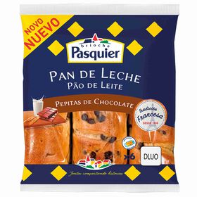 Pão De Leite Com Pepitas De Chocolate Brioche Pasquier 210 (6 Un)