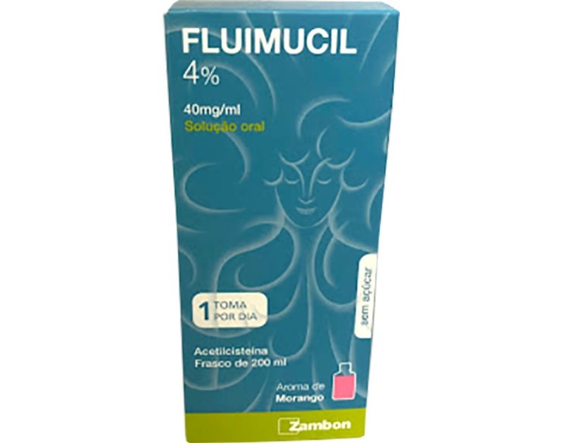 Solução Fluimucil Oral 40Mg/Ml 200 ml