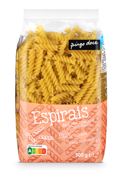 Massa Espirais Pingo Doce 0.5Kg