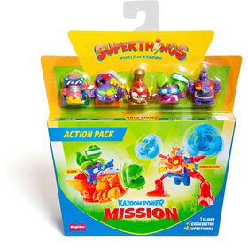 Superthings - Pack Figuras Action Kazoom Power Mission (Vários Modelos)