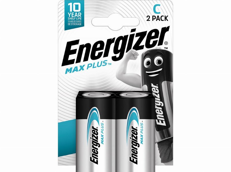 Pilha Max Plus Energizer Lr14-C Pack 2 Unidades