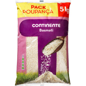 Arroz Basmati Pack Poupança Continente 5 kg