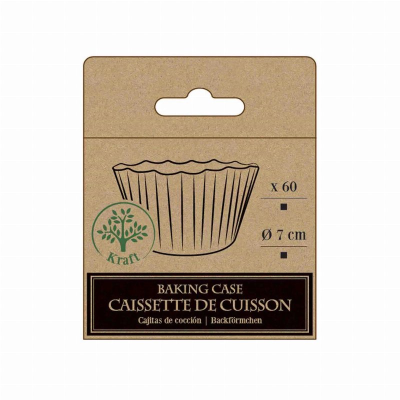 Hkh Formas Muffin Papel Kraft Eco 60 Un