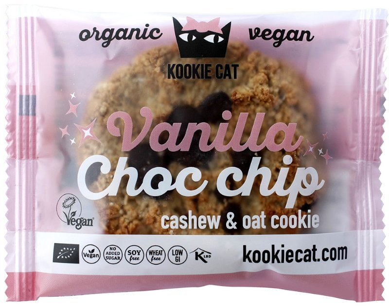 Bolacha Kookie Cat Baunilha E Pepitas Chocolate 50 g