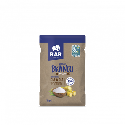 Açúcar Branco Granulado Rar 1Kg
