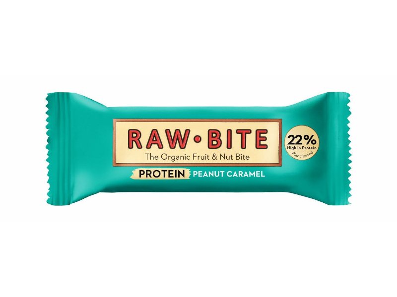 Barra Bio Raw Bite Proteína Amendoim Caramelo 45 g