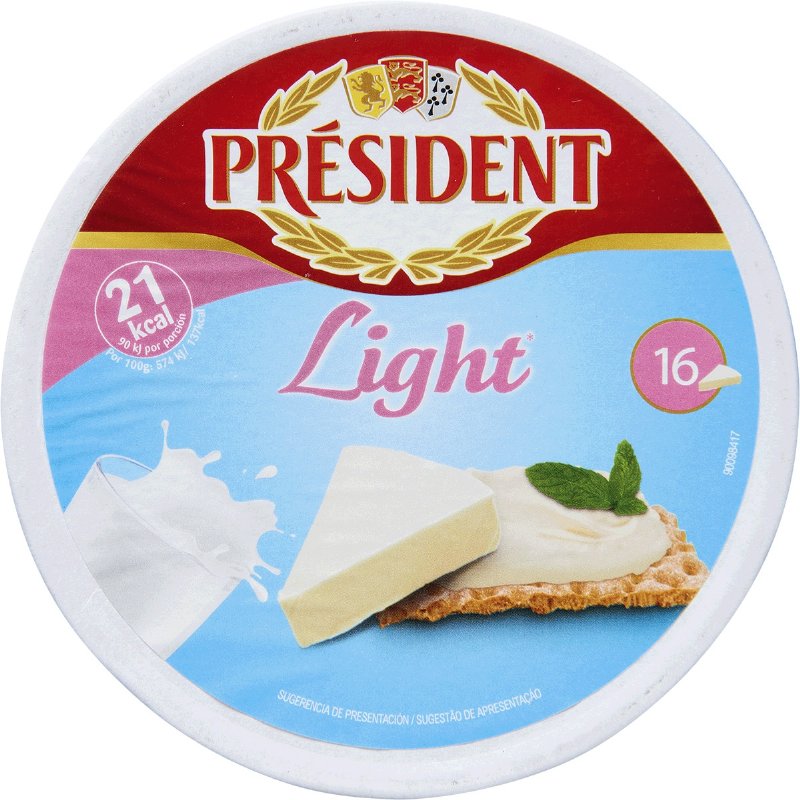 Queijo Fundido Light 16 Porções 250 g