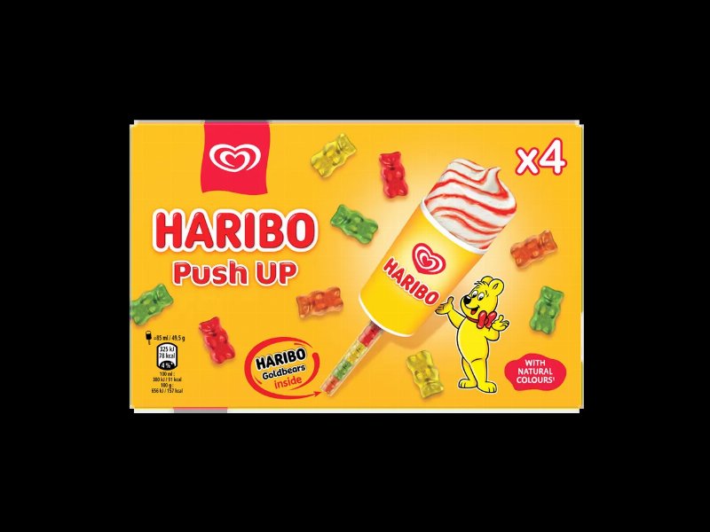 Gelado Push Up Haribo