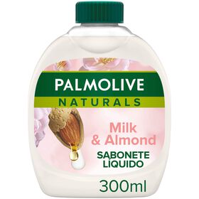 Sabonete Líquido Recarga Naturals Leite De Amêndoa Palmolive 300 ml