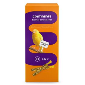 Comida Para Canário Barrita Mel Continente 2 X 60 g