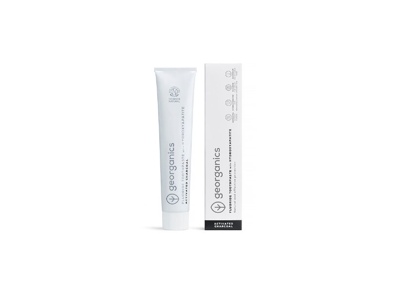 Pasta Dentes Georganics C/Flúor Carvão 75 ml