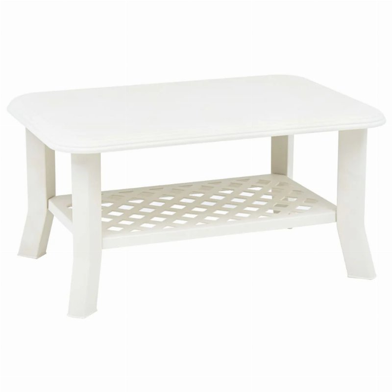 Hkh Mesa De Centro Plástico - Branco