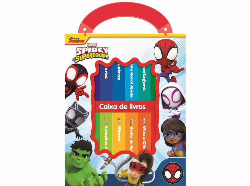 Livro Spidey E A Sua Superequipa 12 Mini Livros