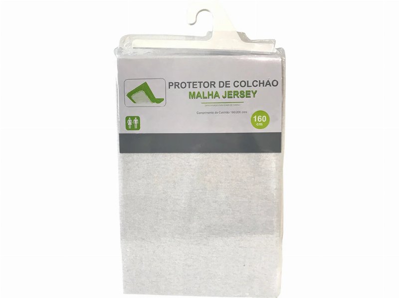 Protetor De Colchão Jersey 100%Algodão 160X200X25Cm