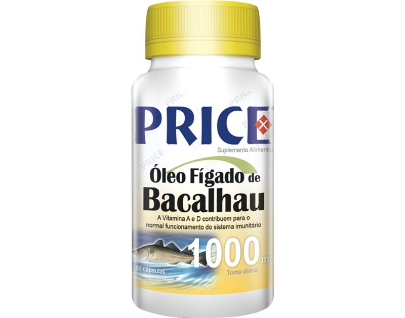 Suplemento Price Oleo Figado Bacalhau 90Un