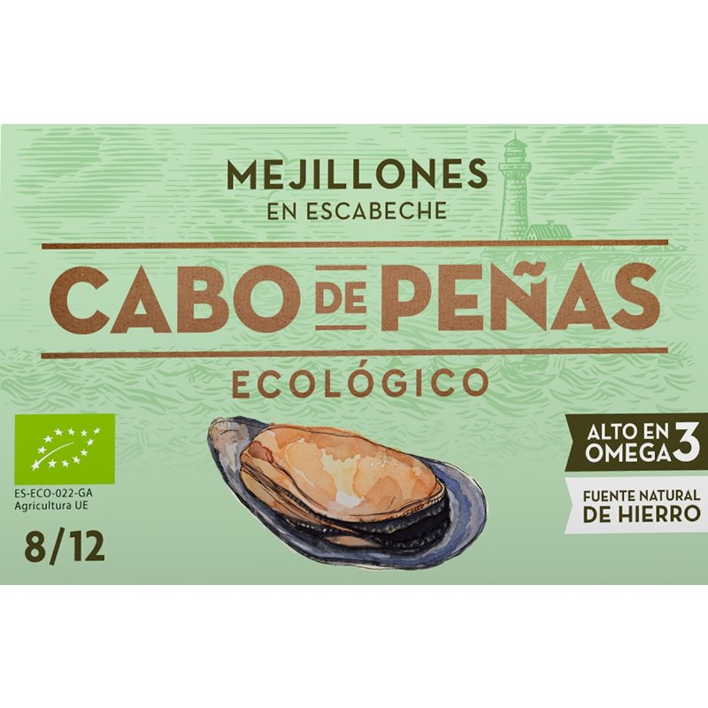Mexilhões Em Escabeche Ecológico 69 g