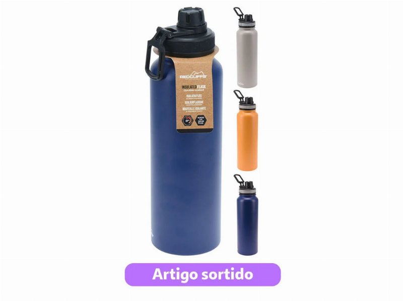 Garrafa Térmica Inox 1 l Cores Sortidas