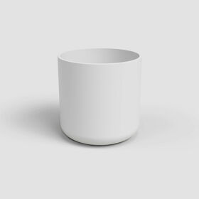 Vaso Redondo Juno 12 Cm Branco Artevasi