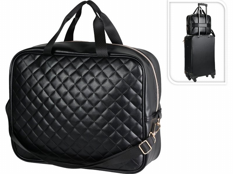 Saco De Viagem Preto 34X12X27 Cm
