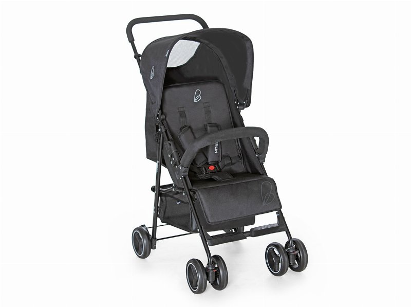 Carrinho De Bebé Asalvo Multiposições Preto 79X99X47.5Cm
