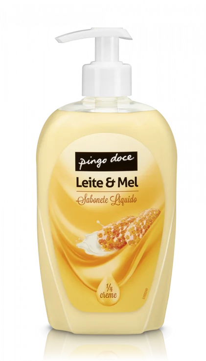 Sabonete Líquido Doseador Leite E Mel Pingo Doce 0.5L