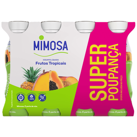Iogurte Líquido Frutos Tropicais Mimosa 1208 gr (8 Un)